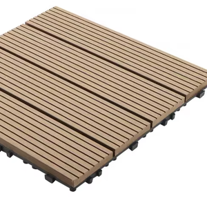 Dalles de <span class=keywords><strong>terrasse</strong></span> extérieures en WPC OEM, imitation <span class=keywords><strong>béton</strong></span>, emboîtables, en plastique et bois, pour cour et parc, étanches et antidérapantes - Product Image 1