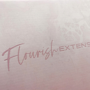 定制标志印刷波纹服装装运箱化妆品头发延伸假发包装个人护理邮件箱 - Product Image 2