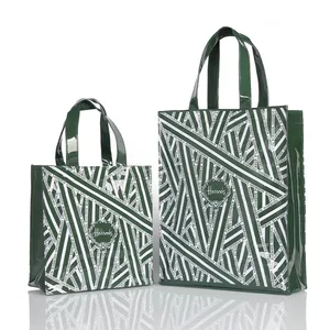 Luxury PVC Handbag Durable Waterproof Women Tote Shopping Bag Reusable Eco Friendly London Shopper Bag