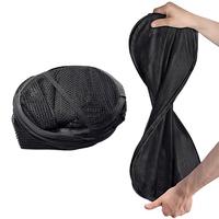 Panier à linge pliable en polyester avec poignée, vente chaude en usine