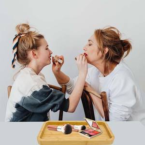 Petite toilette au-dessus de la maison plateau de salle de bain polyvalent plateau de comptoir de salle de bain avec plateau en bambou - Product Image 5