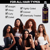Semprotan Pengkilap Rambut untuk Rambut Kusam, Kering, dan Mengembang, Memberikan Hasil Halus, Lembut, dan Berkilau, Semprotan Pelembut Rambut Bernutrisi 8.8 oz