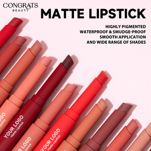 Vente en gros de rouge à lèvres coloré étiqueté sur mesure Formule hydratante non desséchante <span class=keywords><strong>Baume</strong></span> à lèvres mat nourrissant - Product Image 4