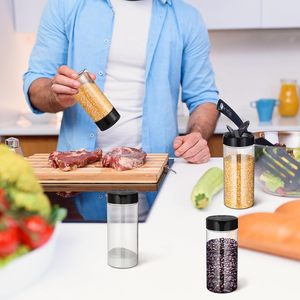 8 oz Seasoning Herb <b>Bottles</b> with Black LId , 240ml Spice <b>Shaker</b> - Product Image 6