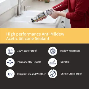 Özelleştirilmiş dayanıklı yüksek performanslı mutfak banyo Anti küf asit silikon dolgu macunu