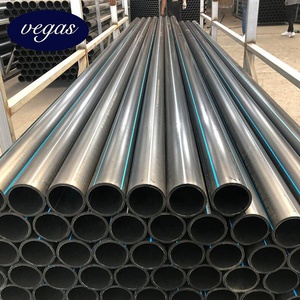 Tuyau d'eau potable <span class=keywords><strong>AquaFlow</strong></span> HDPE certifié NSF, conduite d'alimentation en eau potable PE100 noir avec bande bleue SDR11 SDR17 - Product Image 5