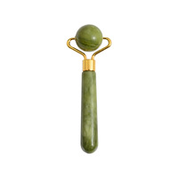 Ensemble de rouleaux de jade naturel et Gua Sha personnalisables avec logo – Outils orthopédiques de massage facial et oculaire pour la routine de soin de la peau et du corps