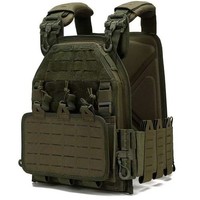 Gilet tactique camouflage à dégagement rapide, ensemble d'entraînement extérieur, équipement de terrain pour passionnés de CS, gilet tactique pour homme