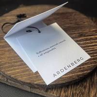 Étiquette personnalisée en papier épais écologique avec œillet et logo gaufré pour sacs, vêtements, chaussures - Étiquette sur mesure