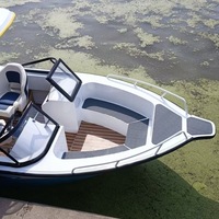 Última Oportunidad Cómodo Bote de Pesca de Aleación de Aluminio para 6-8 Pasajeros 6m Yate Deportivo Fluvial Fueraborda con Casco de PVC y Pasamanos Soldados
