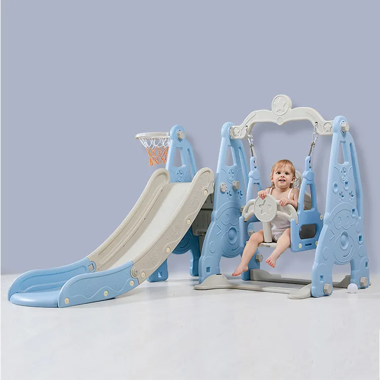 2022 New designer pass ce certificated Kids slides indoor home plastic swing slide set outdoor for kids playground slide