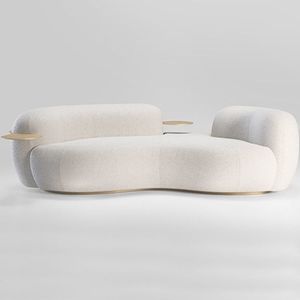 Muebles de Sala de Estar al por Mayor, <span class=keywords><strong>Sofá</strong></span> Chesterfield Moderno de <span class=keywords><strong>3</strong></span> <span class=keywords><strong>Plazas</strong></span>, <span class=keywords><strong>Sofá</strong></span> Curvo de Lujo - Product Image 2