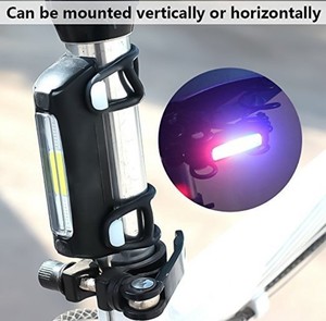 Đèn Đạp Xe Siêu Sáng Đèn Đuôi Xe Đạp Sạc Được USB 7 Chế Độ Đèn Đỏ/Xanh Dương/Trắng, Đèn LED Sau Cường Độ Cao - Product Image 5