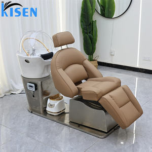 Fauteuil <span class=keywords><strong>de</strong></span> lavage <span class=keywords><strong>de</strong></span> cheveux Kisen <span class=keywords><strong>de</strong></span> qualité supérieure, mobilier <span class=keywords><strong>de</strong></span> spa capillaire, électrique, réglable et rotatif, personnalisable - Product Image 4