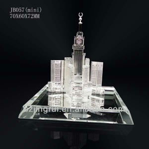 Mini Makkah torre de reloj de cristal de mezquita Kabba edificio de cristal modelos JB057 - Product Image 6