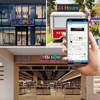 Letrero LED Programable Luminoso Personalizado para Publicidad en Interiores y Exteriores, Tablero de Mensajes Desplazables LED