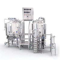 Microbrasserie 300L populaire, système de brassage à 2 cuves de haute qualité, projet clé en main pour microbrasserie artisanale à vendre