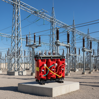 Transformateur sec monophasé/triphasé 1000 kVA 10-0,4 kV 11-0,4 kV norme IEC, bobinages en cuivre et aluminium en résine époxy, 480 V