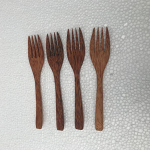 Cuchara y tenedor de madera duraderos de alta calidad, varios tamaños, cuchara de café de madera, cuchara de miel - Product Image 2