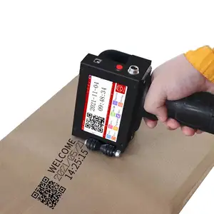 China manufacturer Portable Expiry Date Continue Handheld Inkjet Code Solvent Ink Printer