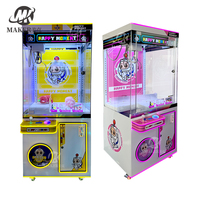 MAKER Grab peluche poupée/jouet poupée Machine métal jeux à pièces jeu d'arcade Happy Moment griffe Machine