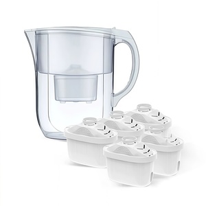 Sistema di filtrazione carbone attivo per il miglioramento della qualità dell'<span class=keywords><strong>acqua</strong></span> potabile pulita <span class=keywords><strong>brocca</strong></span> di depurazione delle acque - Product Image 5
