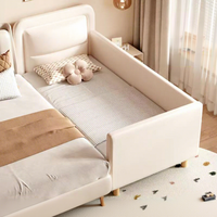 Modernes Klassisches Massivholz Kleines Kinderbett Modulares Verstellbares Wachstumsbett Multifunktionale Umwandelbare Eigenschaften für Kinderzimmer
