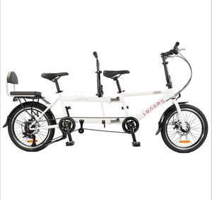 El padre y el hijo de la madre y el niño bicicleta tándem de par de viaje y turismo para dos personas en dos-siéntate Doble - Product Image 5