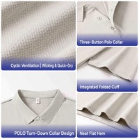 Polo a Manica Corta con Logo Personalizzato Ricamato o Stampato, Traspirante per Corsa, Fitness, Golf, Abbigliamento Casual, Design OEM ODM