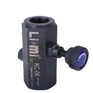 Vanne de régulation LIMI KC-02 PT1/4 KC-03 PT3/8 KC-04 PT1/2 KC-06 PT3/4 KC-08PT1 LA-10 M18*1.5 LA-16 M22*1.5 LA-20 M27*2 LA-25 - Product Image 4