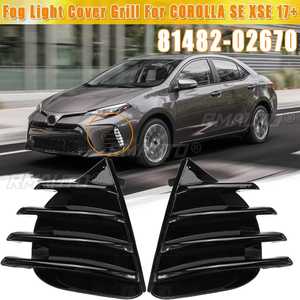 Par de cubiertas de rejilla para luces antiniebla y luces diurnas LED para Toyota Corolla SE XSE 2017+, números de pieza 81482-02670, piezas de repuesto para cubiertas de faros. - Product Image 1