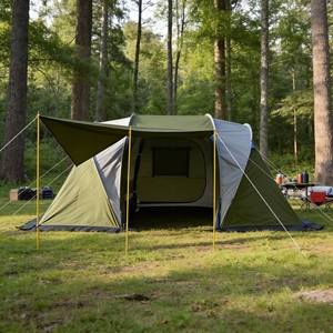 Carpa Compacta Grande para Acampar con Diseño <span class=keywords><strong>de</strong></span> Montaje Rápido para Escapadas <span class=keywords><strong>de</strong></span> <span class=keywords><strong>Fin</strong></span> <span class=keywords><strong>de</strong></span> <span class=keywords><strong>Semana</strong></span> - Product Image 3