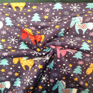 Tissu Minky 100% polyester avec impression numérique personnalisée, pour couvertures 200gsm/240gsm/280gsm - Product Image 3