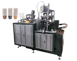 Automatic Square High Speed Coffee Paper Tea Cup Die Cutting Forming Making Machine