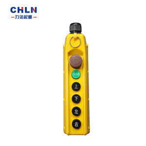 Chln Cob-62k Crane <b>Push</b> <b>Button</b> <b>Switch</b> Electric Crane Remote Control 6 Position Handle With Emergency Stop - Product Image 1