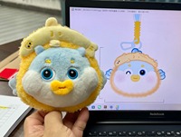 Llavero de peluche personalizado, mini animal de peluche suave, colgante para bolso, venta al por mayor, fábrica OEM, juguete de mascota para regalos promocionales