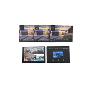 Tarjeta de Felicitación Publicitaria con <span class=keywords><strong>Video</strong></span> <span class=keywords><strong>LCD</strong></span>, Modelo Popular de 4.3 Pulgadas, Tarjeta de Invitación con Personajes de TV y Cine, Regalo Empresarial de Papel, Europa - Product Image 2