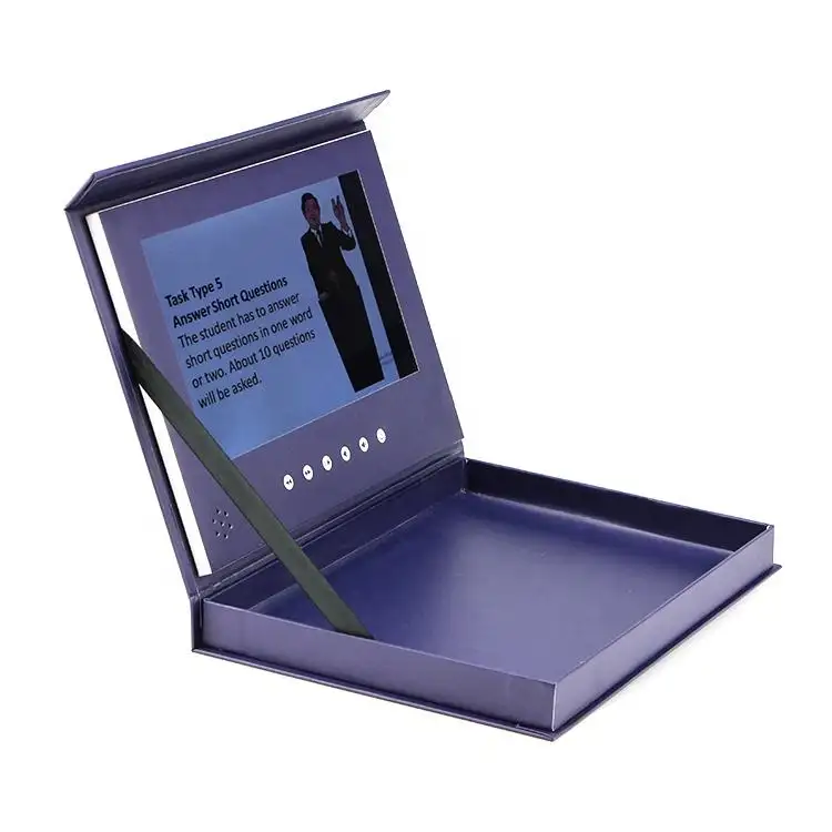 Kotak presentasi Video layar LCD TFT langsung pabrik 7 10 inci kualitas tinggi