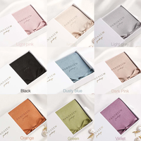 Microfibre De Luxe Petite Pochette À Bijoux Bande Bracelet Collier Emballage anneau boucle d'oreille insérer microfibre Bijoux pochette