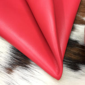 Nouveau populaire cerise <span class=keywords><strong>tomate</strong></span> rouge cuir <span class=keywords><strong>de</strong></span> mouton pour chaussures meubles canapés sacs à main bagages Costumes <span class=keywords><strong>race</strong></span> mélangée mouton - Product Image 4