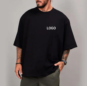 Haute qualité 100% coton 230gsm unisexe t-shirt personnalisable blanc Baggy t-shirt hommes lourd à manches courtes T-shirt - Product Image 1