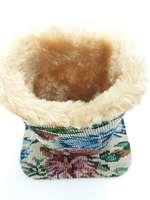 Porte-lunettes doublé de peluche avec base magnétique-Étui à lunettes en cuir végétalien de qualité supérieure