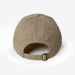 Casquettes de baseball personnalisées à 6 panneaux avec logo brodé, en coton lavé, non structurées, style « dad hat » - Product Image 3