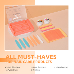 Vendita calda di alta qualità per <span class=keywords><strong>Manicure</strong></span> e Pedicure Set Logo personalizzato con smalto per unghie strumenti per crema tampone per neonati scatola di plastica - Product Image 6