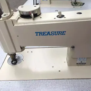 Japan Schat 1114-10 Handmatige Bediening Kettingsteek Borduurmachine Voor Middeldik Kledingstuk 2e Hand