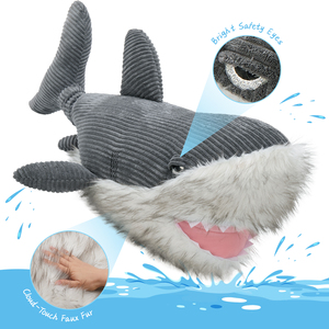 Chất Lượng Hàng Đầu Morismos Khổng Lồ Fluffy Cá Mập Đồ Chơi Sang Trọng Mềm Dễ Thương Thú Nhồi Bông Thú Nhồi Bông Món Quà Hoàn Hảo Cho Những Người Yêu Thích Tuần Hiện Nay - Product Image 3