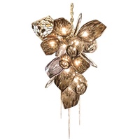 Lustre en cristal en laiton de luxe moderne nordique grand design américain plafonniers en verre de Murano lustre suspendu