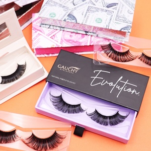 ขนตาปลอมสังเคราะห์ขนตาขนมิงค์เทียม3D 5D 25มม. ทำจากผ้าไหม3D ขนตาแบบรัสเซีย - Product Image 5