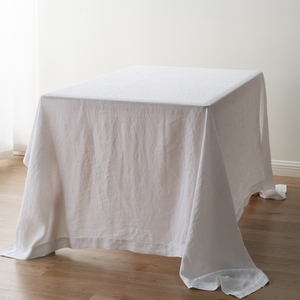 Tovaglia Rettangolare Grande in Puro <span class=keywords><strong>Lino</strong></span> Francese 100% Pre-lavato, 280cm 110 Pollici di Larghezza, Bianca o Multicolore, Personalizzabile, Quadrata o Rotonda - Product Image 5