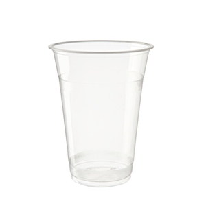 Eco Friendly disposable Lid and Compostable Pla Clear Biodegradable Cups